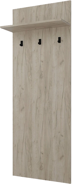 Модульная прихожая Альянс 2,  дуб крафт / белый глянец