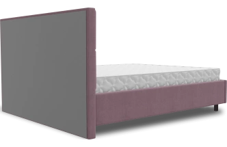 Кровать Невада 3, мягкая, двуспальная, 180x200, Fresh Deep Lavender