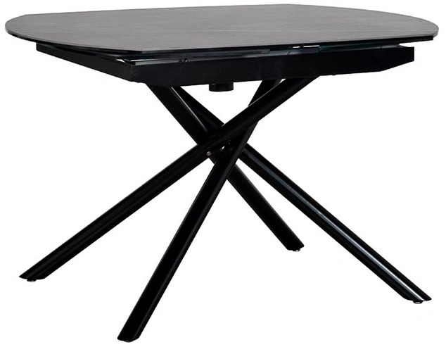 Обеденный раздвижной стол 83MC-1957DT BL, 120(178), керамика, черный мрамор / черный