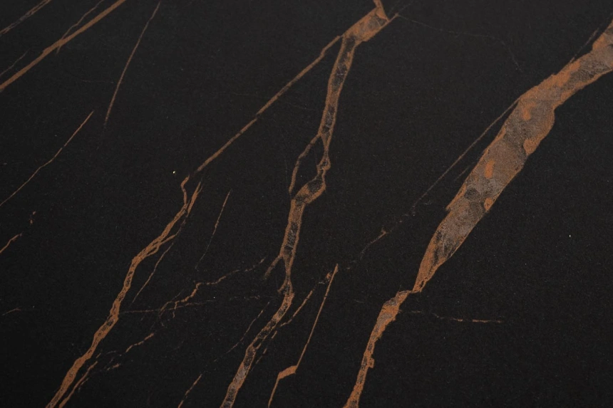 Обеденный раздвижной стол 83MC-1957DT BL, 120(178), керамика, черный мрамор / черный