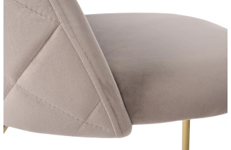 Стул 30C-301-1G BG, мягкий, велюр, бежевый