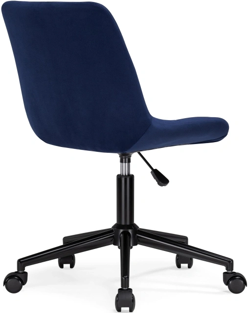 Офисный стул Честер, на колесиках, синий / черный