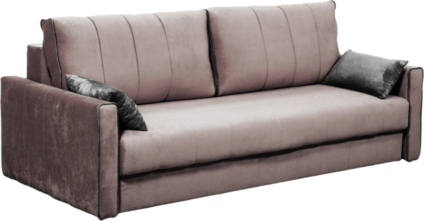 Диван прямой Бали 3, Tenerife espresso, Tenerife stone