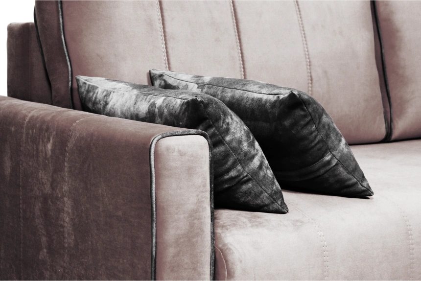 Диван прямой Бали 3, Tenerife espresso, Tenerife stone