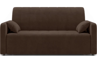 ​Диван прямой Борго 160, модель 107, Ultra Chocolate​ (шоколадный) / венге