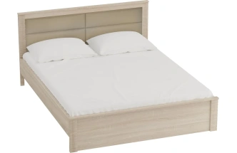 Кровать Элана 160, двуспальная, дуб сонома