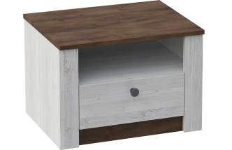 Тумба прикроватная Даллас, с ящиком, дуб винтерберг / таксония