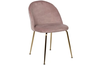 Стул 30C-301-1G LPI, мягкий, велюр, пепельно-розовый