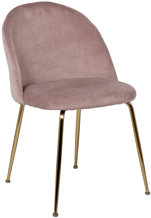 Стул 30C-301-1G LPI, мягкий, велюр, пепельно-розовый