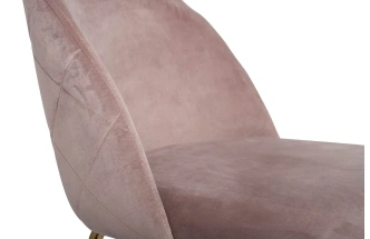 Стул 30C-301-1G LPI, мягкий, велюр, пепельно-розовый