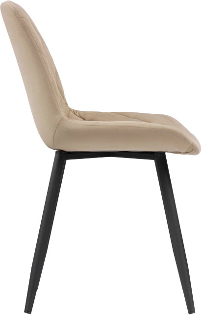 Стул Баодин Б/К, на металлокаркасе, бежевый / черный