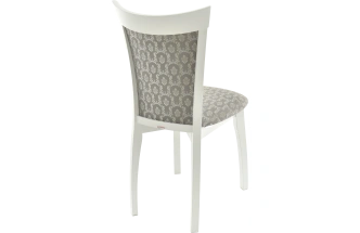 Стул Тулон, мягкий, стефани 149-2, жаккард, каркас эмаль белая
