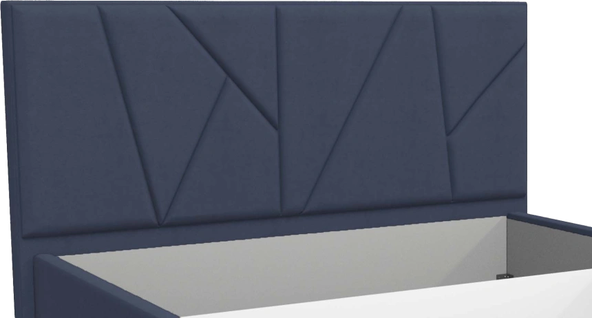 Кровать Рица 2, мягкая, полутораспальная, 120x200, Боска 28