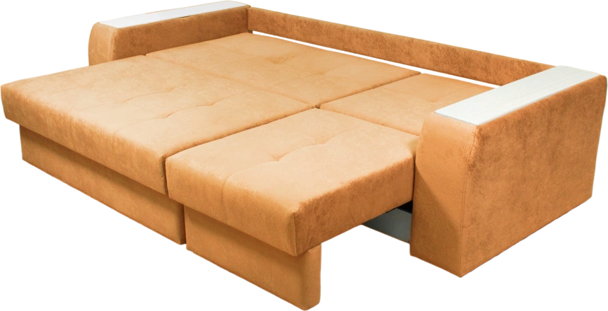 Диван прямой Остин 2, Siesta terracota, декор Рамух белый