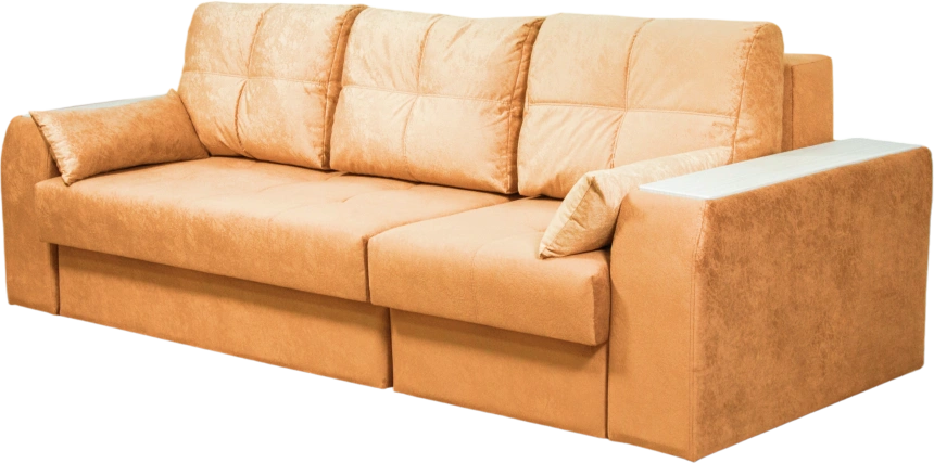 Диван прямой Остин 2, Siesta terracota, декор Рамух белый