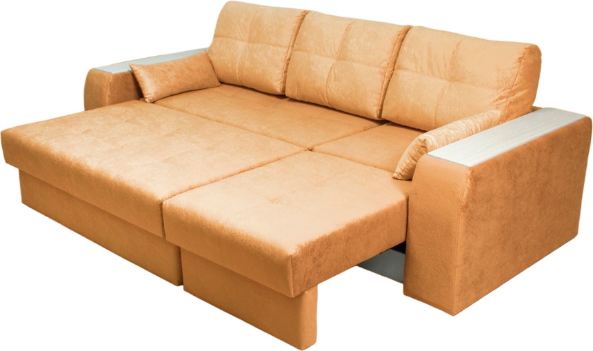 Диван прямой Остин 2, Siesta terracota, декор Рамух белый