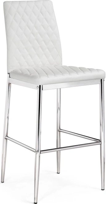 Барный стул Teon, белый / хром