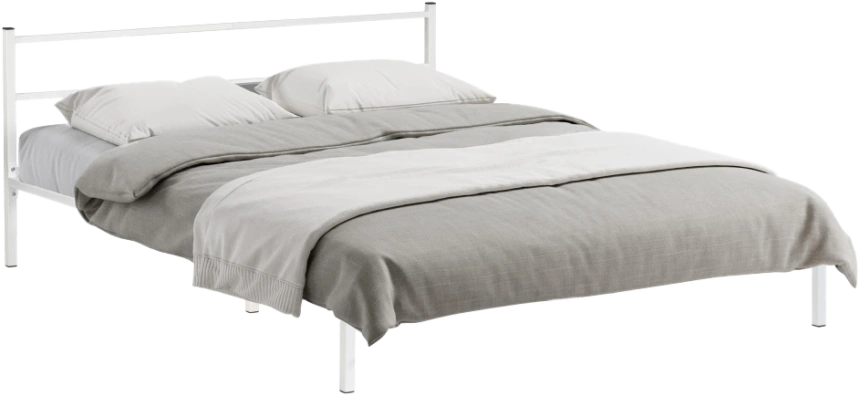 Кровать Фади, 140x200, белая