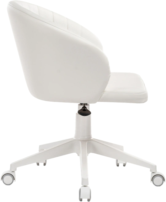 Компьютерное кресло Пард, экокожа, белый