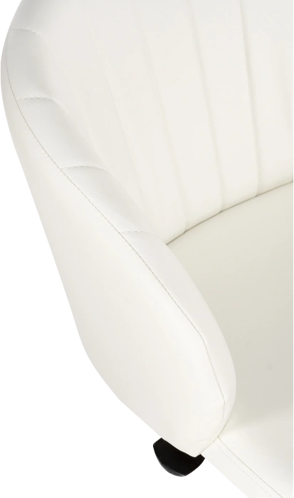 Компьютерное кресло Пард, экокожа, белый