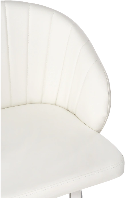 Компьютерное кресло Пард, экокожа, белый