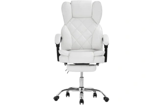 Компьютерное кресло Kolson, мягкое, whitе