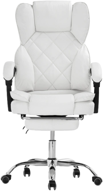 Компьютерное кресло Kolson, мягкое, whitе