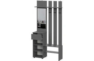 Готовая прихожая Сибити, графит серый