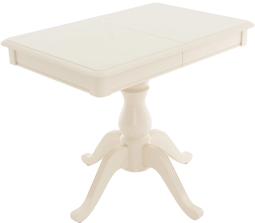 Кухонный стол Фабрицио-1 мини, 90, слоновая кость, каркас слоновая кость