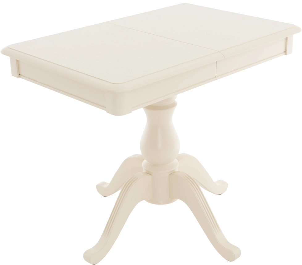 Кухонный стол Фабрицио-1 мини, 90, слоновая кость, каркас слоновая кость