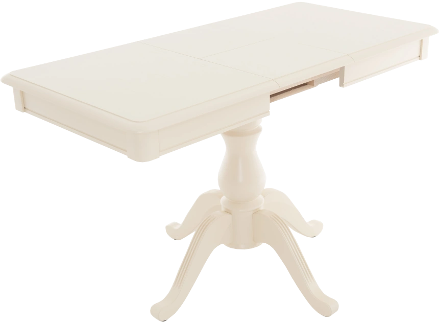 Кухонный стол Фабрицио-1 мини, 90, слоновая кость, каркас слоновая кость