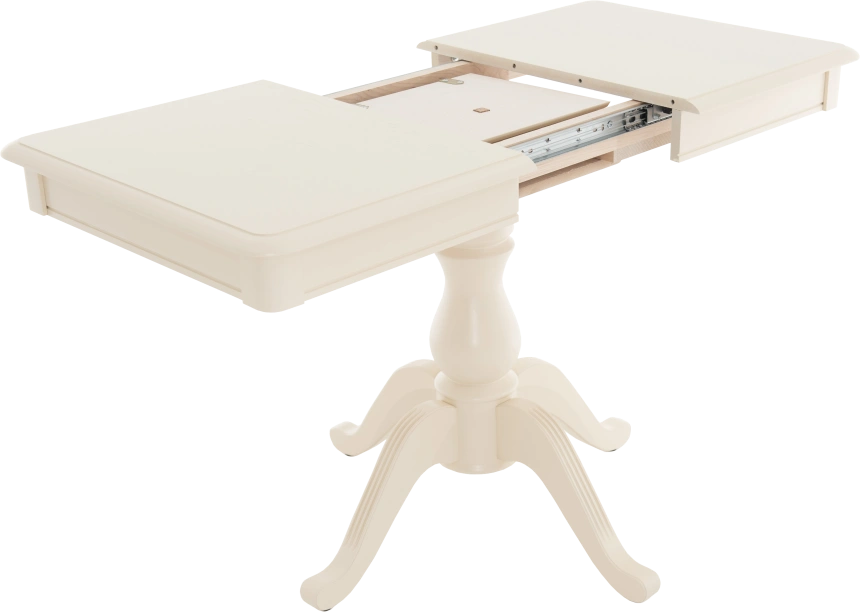 Кухонный стол Фабрицио-1 мини, 90, слоновая кость, каркас слоновая кость