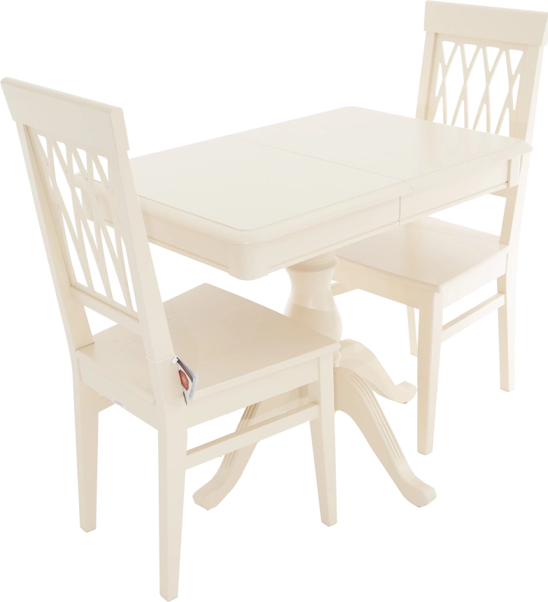 Кухонный стол Фабрицио-1 мини, 90, слоновая кость, каркас слоновая кость