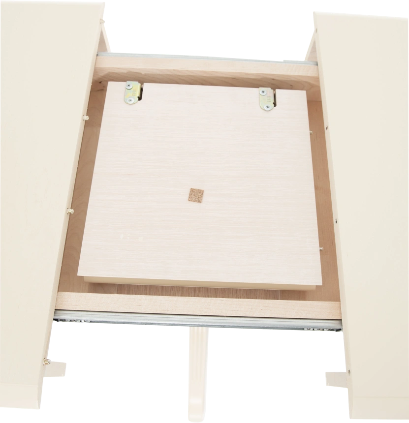 Кухонный стол Фабрицио-1 мини, 90, слоновая кость, каркас слоновая кость