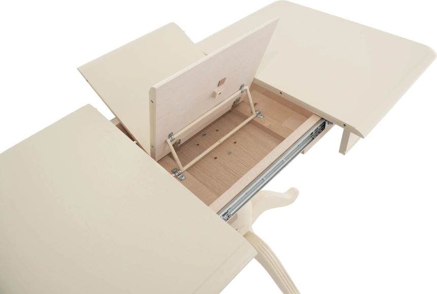 Кухонный стол Фабрицио-1 мини, 90, слоновая кость, каркас слоновая кость