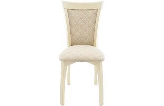 Стул Тулон, мягкий, фермо 160-1, жаккард, каркас слоновая кость