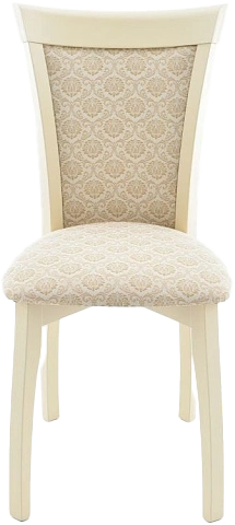 Стул Тулон, мягкий, фермо 160-1, жаккард, каркас слоновая кость