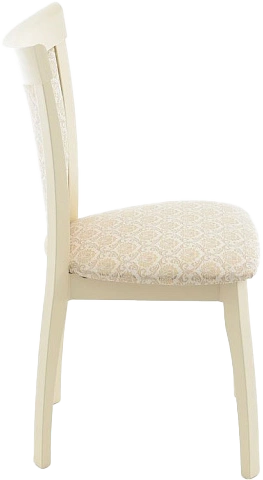Стул Тулон, мягкий, фермо 160-1, жаккард, каркас слоновая кость