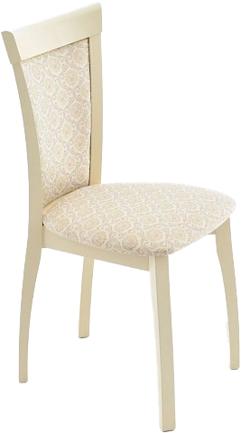 Стул Тулон, мягкий, фермо 160-1, жаккард, каркас слоновая кость