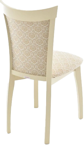 Стул Тулон, мягкий, фермо 160-1, жаккард, каркас слоновая кость