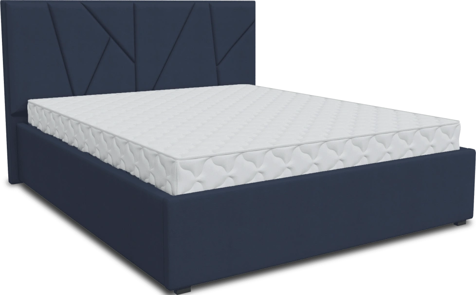 Кровать Рица 2, мягкая, полутораспальная, 140x200, Боска 28