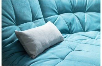 Диван модульный п-образный София 2, цвет MONAKO-A 15, MONAKO-A 14, с задней тканью