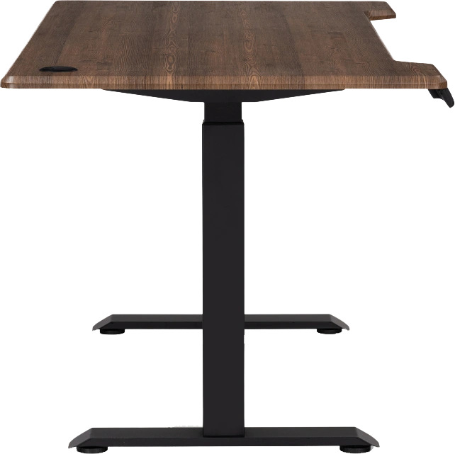 Стол компьютерный Маркос, 120, с механизмом подъема, черный / кантри орех