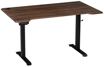 Стол компьютерный Маркос, 120, с механизмом подъема, черный / кантри орех
