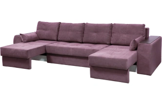 Диван прямой Остин 3, MONAKO-A 10, декор Венге