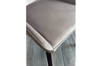 Стул Cristian, мягкий, Future-009 латте, велюр, орех