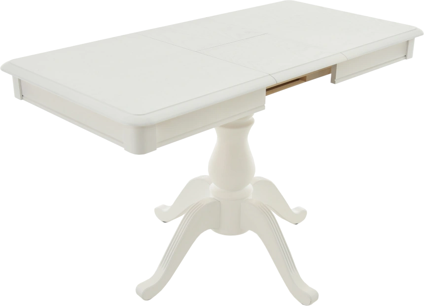 Кухонный стол Фабрицио-1 мини, 90, эмаль белая, каркас белый