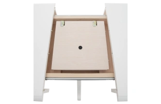 Кухонный стол Фабрицио-1 мини, 90, эмаль белая, каркас белый