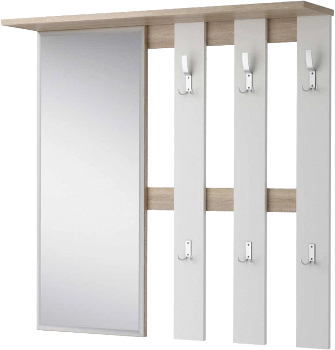 Модульная прихожая Лофт-2, дуб сонома / белый