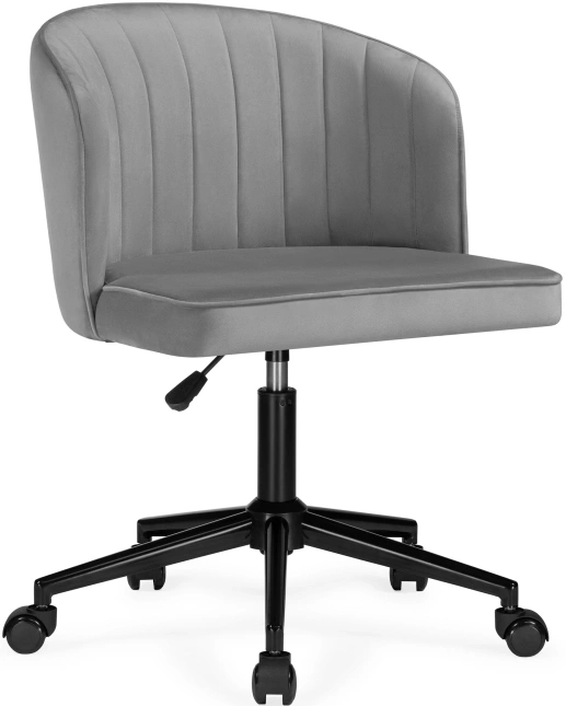Офисный стул Дэни, на колесиках, темно-серый / черный